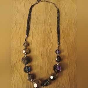 Vintage glass beaded necklace